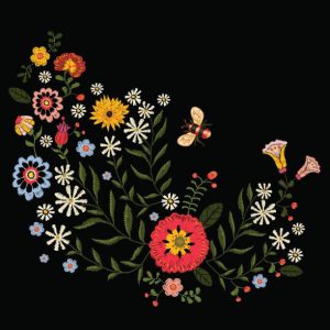 Golden Embroidery _ Print-212j