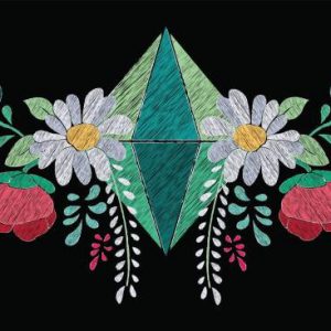 Golden Embroidery _ Prints-